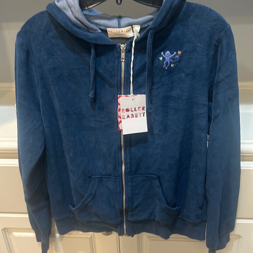 Roller Rabbit Disco Zip Hoodie